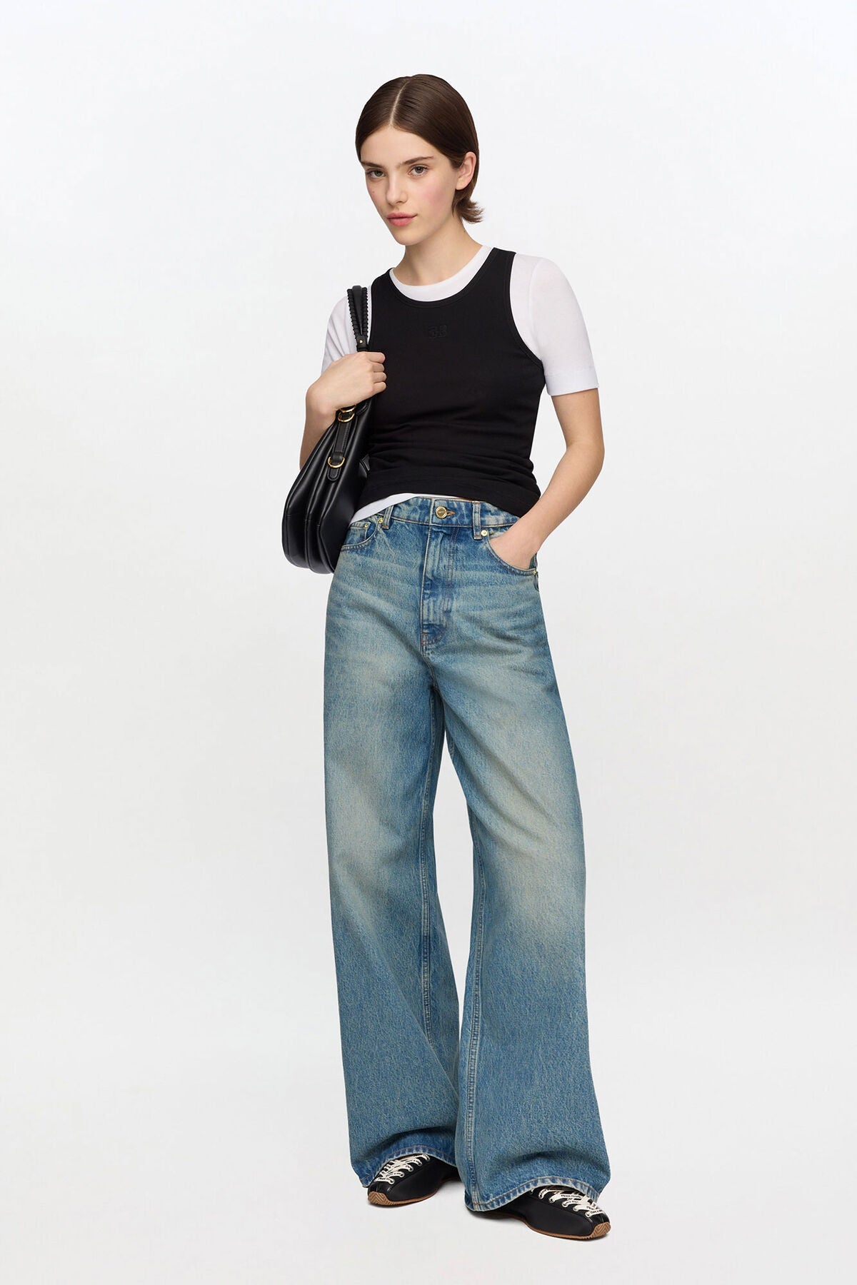 Lari Jeans in Tint Rigid Denim