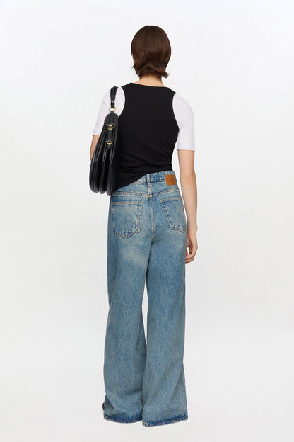 Lari Jeans in Tint Rigid Denim