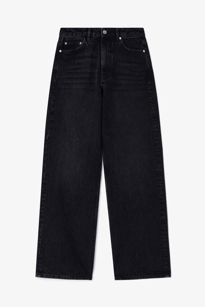 Lari Jeans in Black Rigid Denim