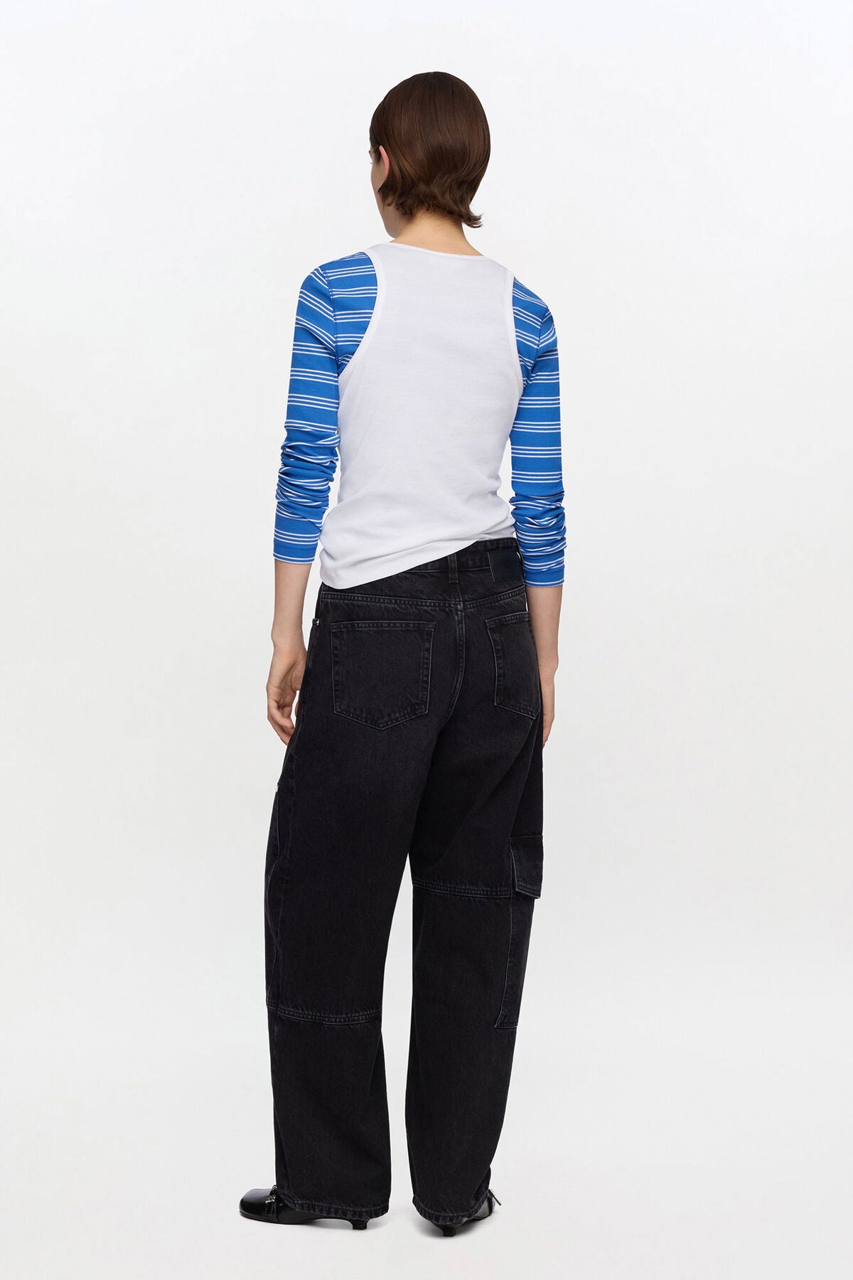 Audri Jeans in Black Rigid Denim