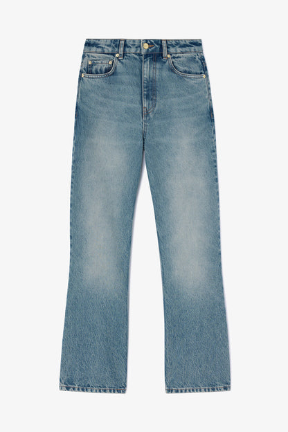 Betzy Cropped Jeans in Tint Rigid Denim