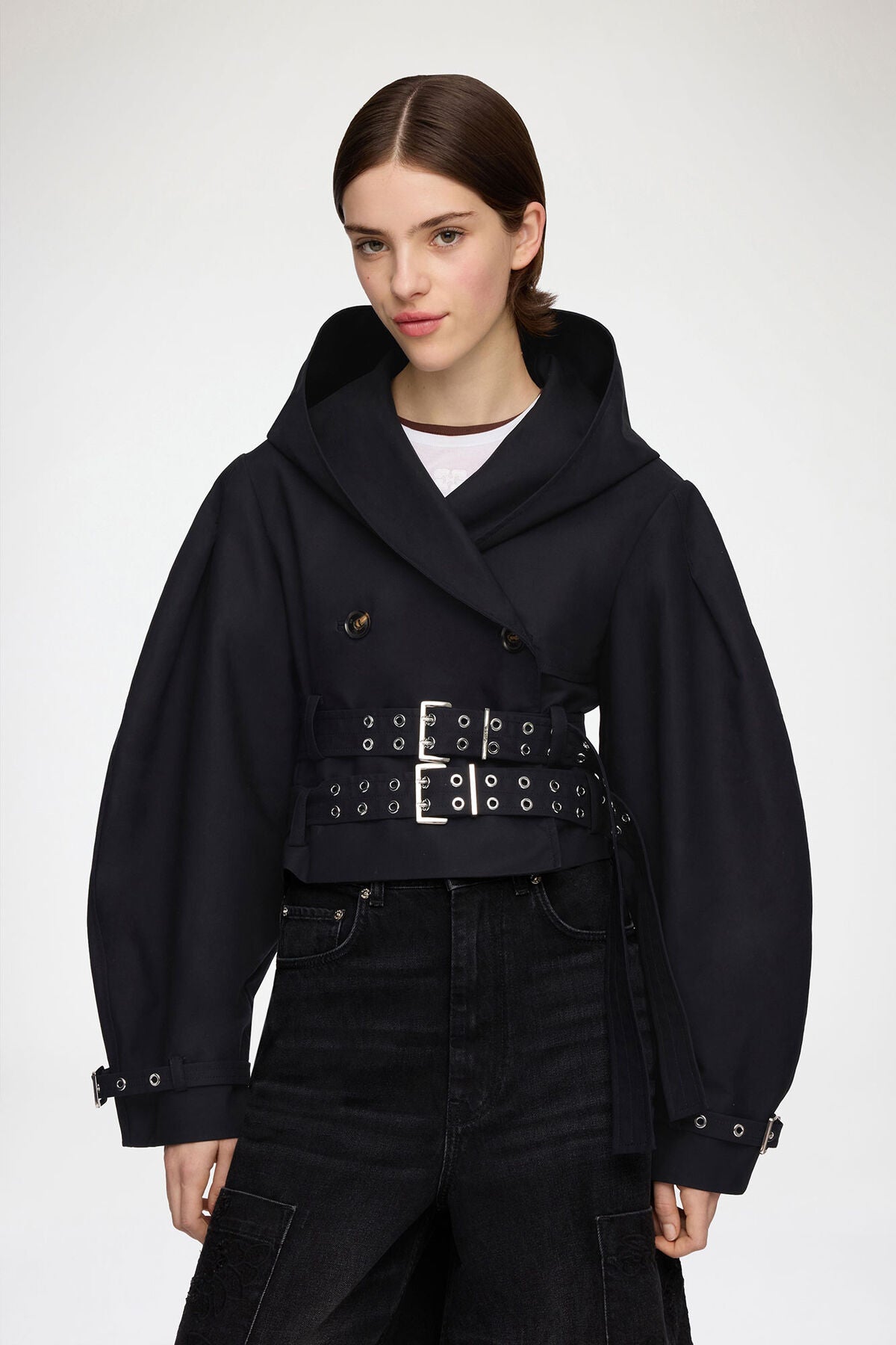 Trench Jacket in Double Cotton