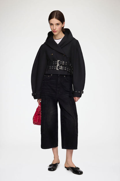 Trench Jacket in Double Cotton