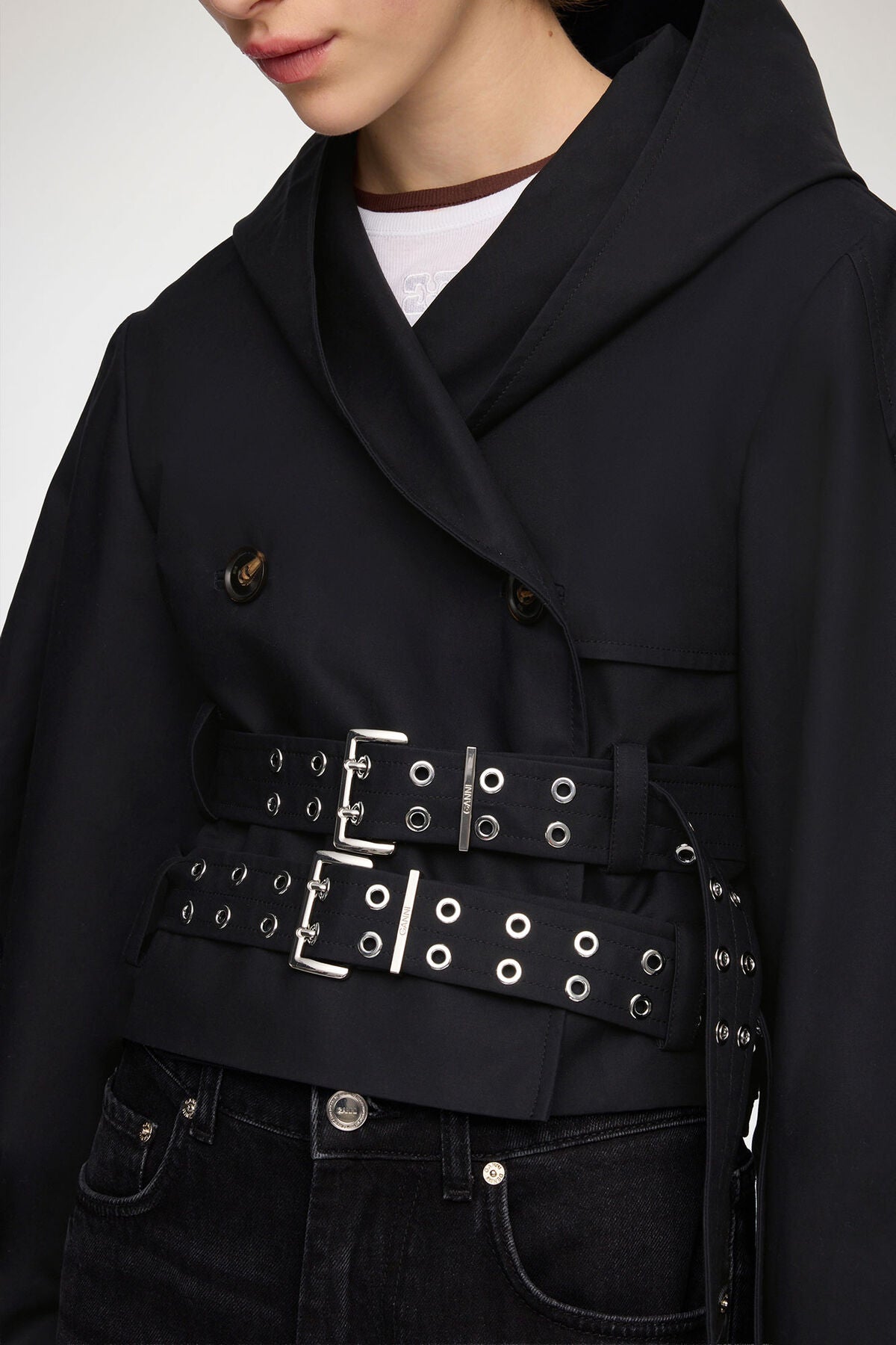 Trench Jacket in Double Cotton