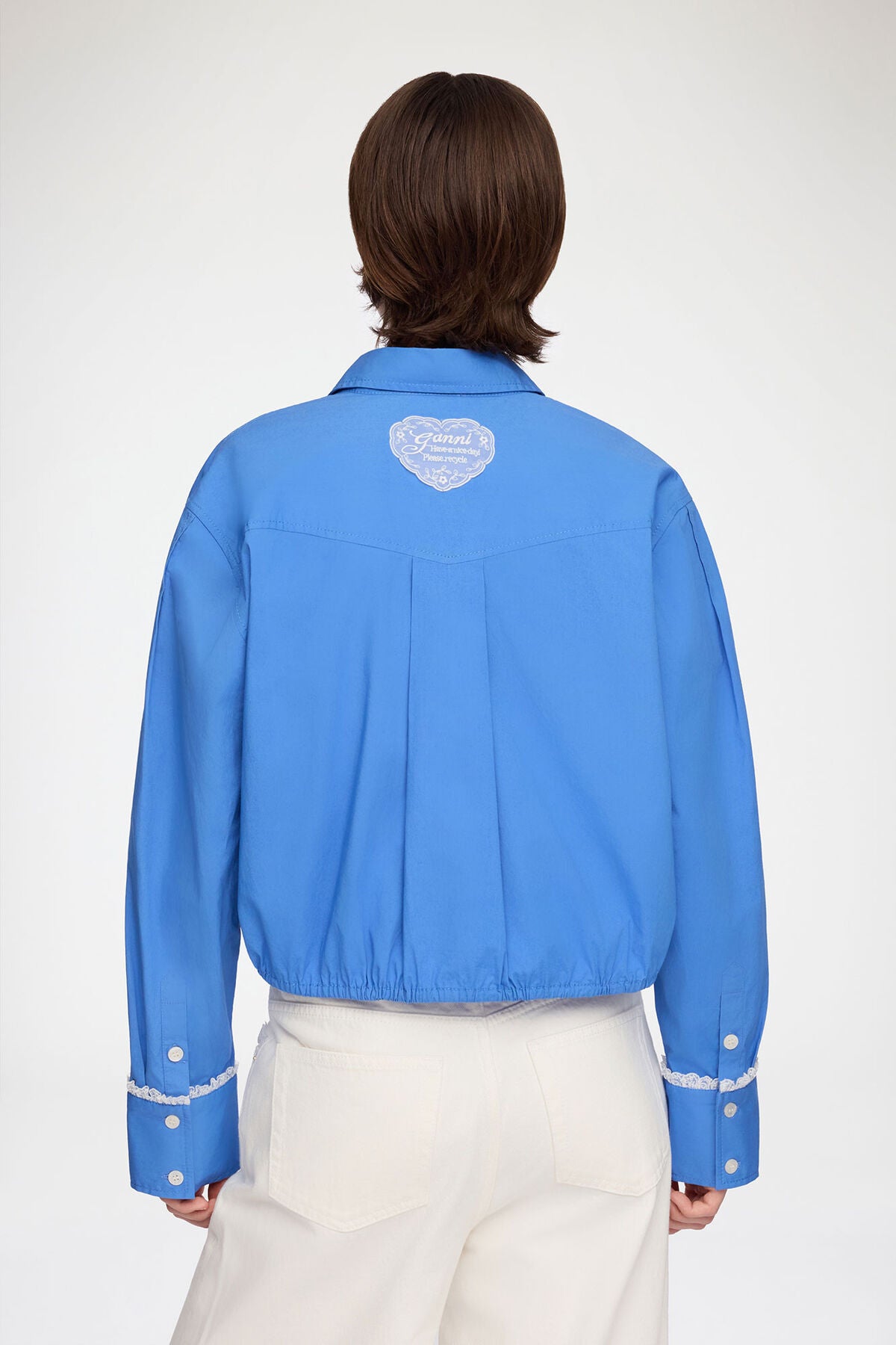 Shirt in Blue Cotton