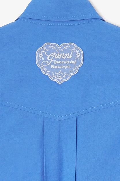 Shirt in Blue Cotton