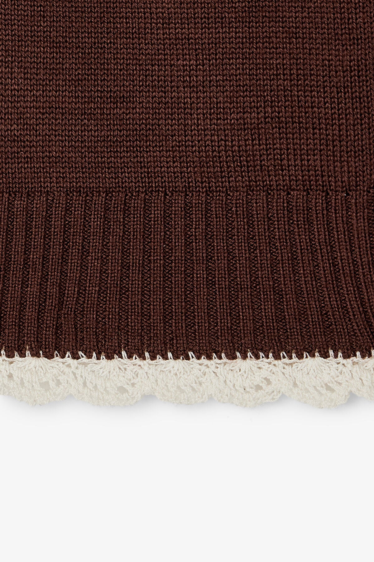 Crewneck in Brown Wool