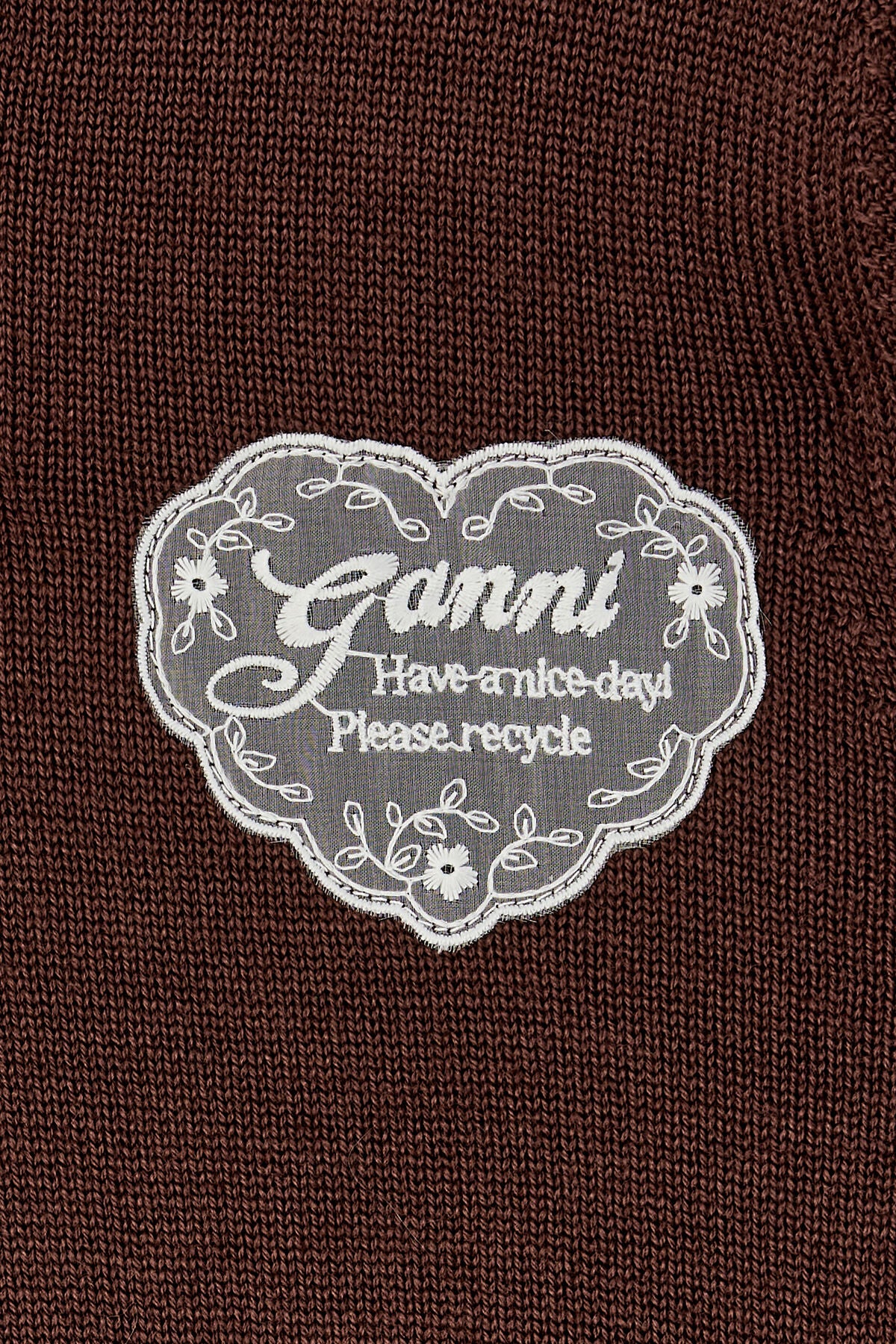 Crewneck in Brown Wool