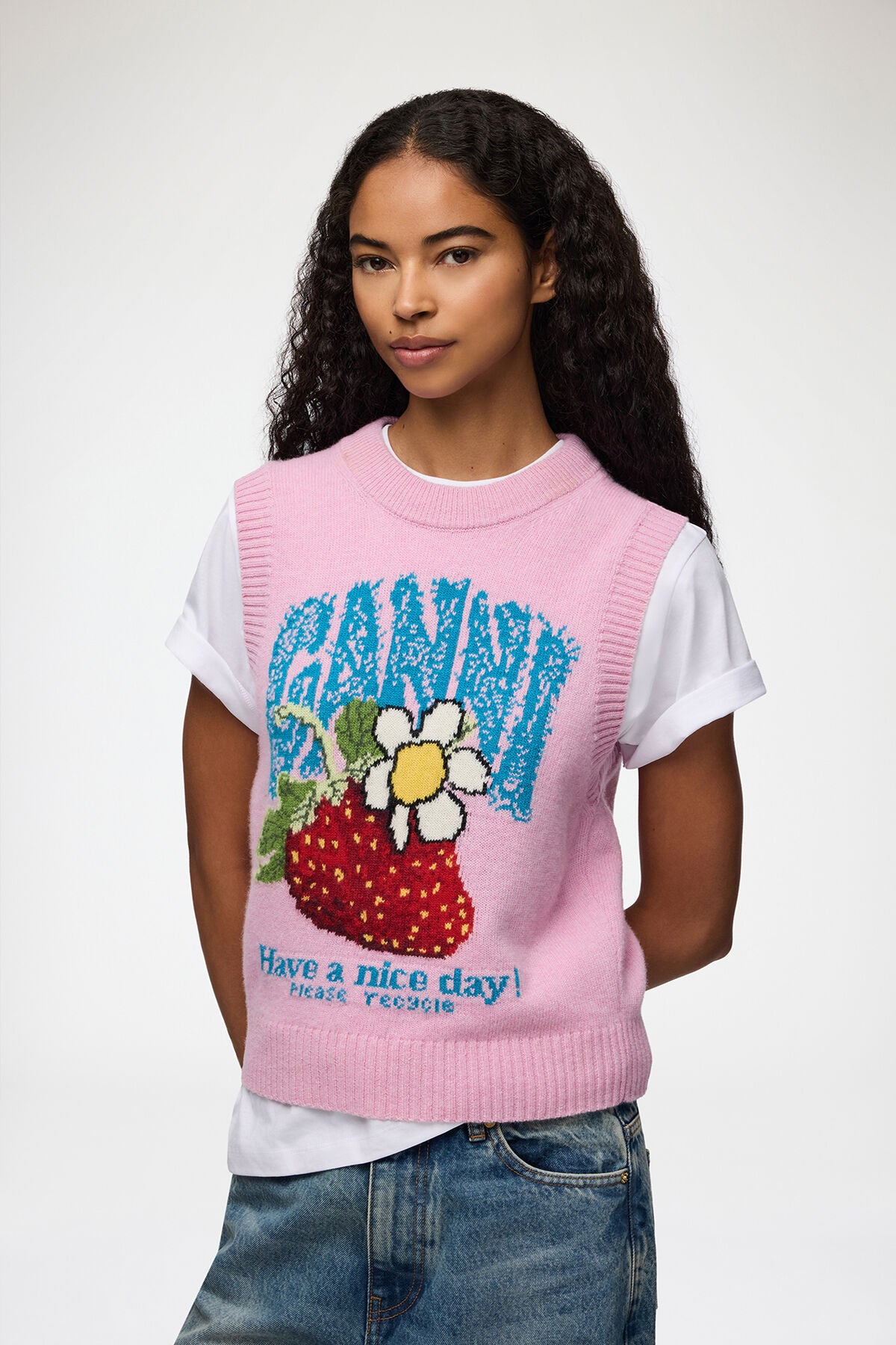 Vest with Strawberry