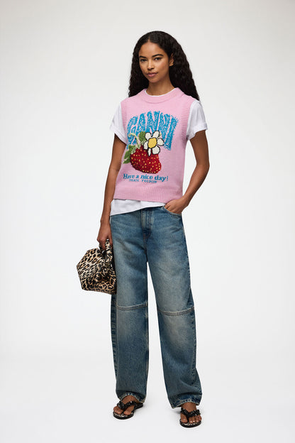 Vest with Strawberry