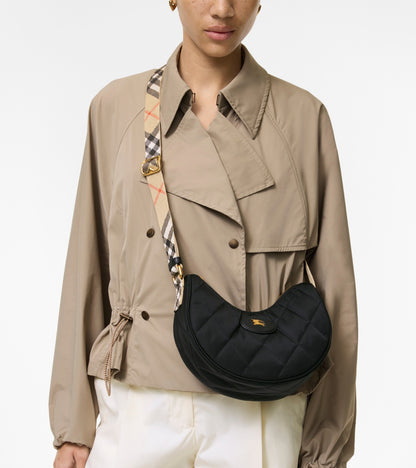Horseshoe Crossbody Bag in Black