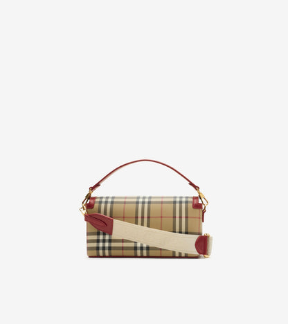 Top Handle Note Bag in Archive beige/ruby red