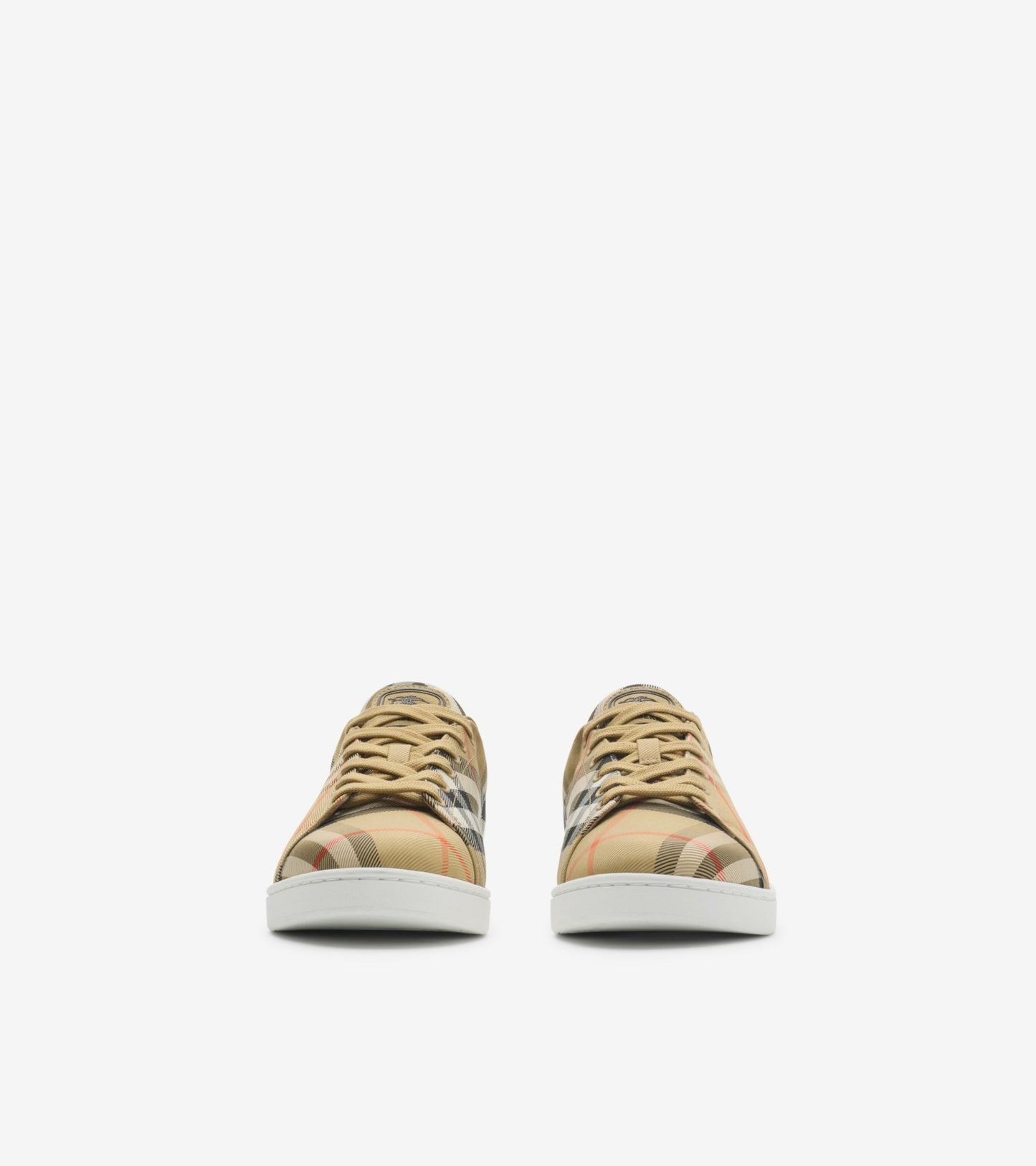 Check Set Sneakers in Sand beige