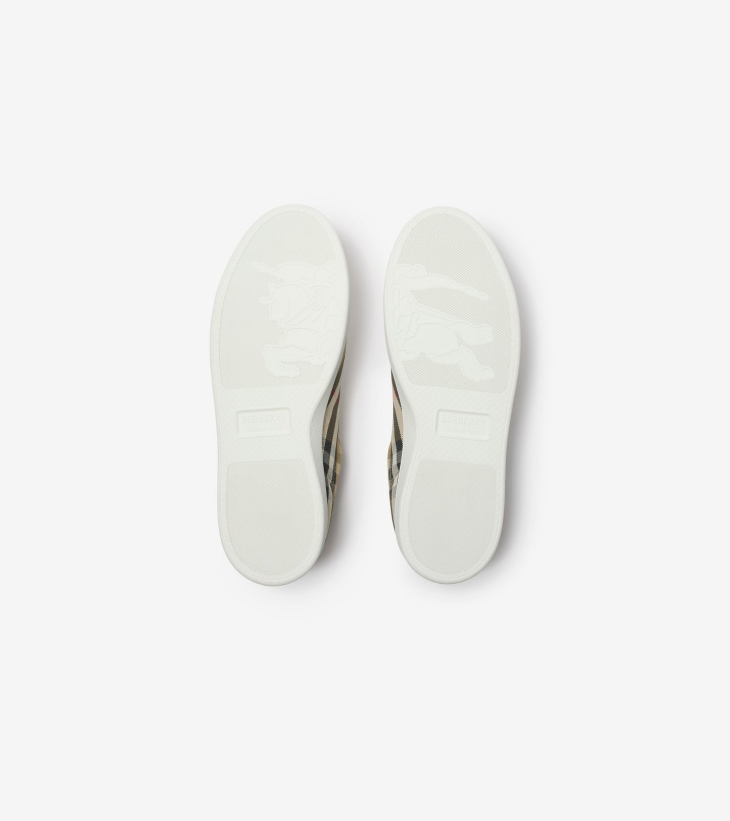 Check Set Sneakers in Sand beige