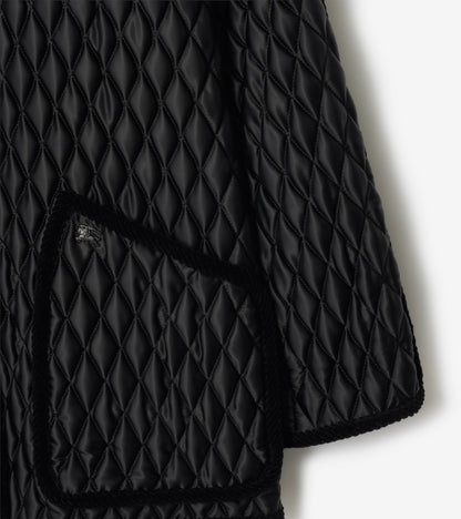 Quilted Nylon Floriston Jacket in Black