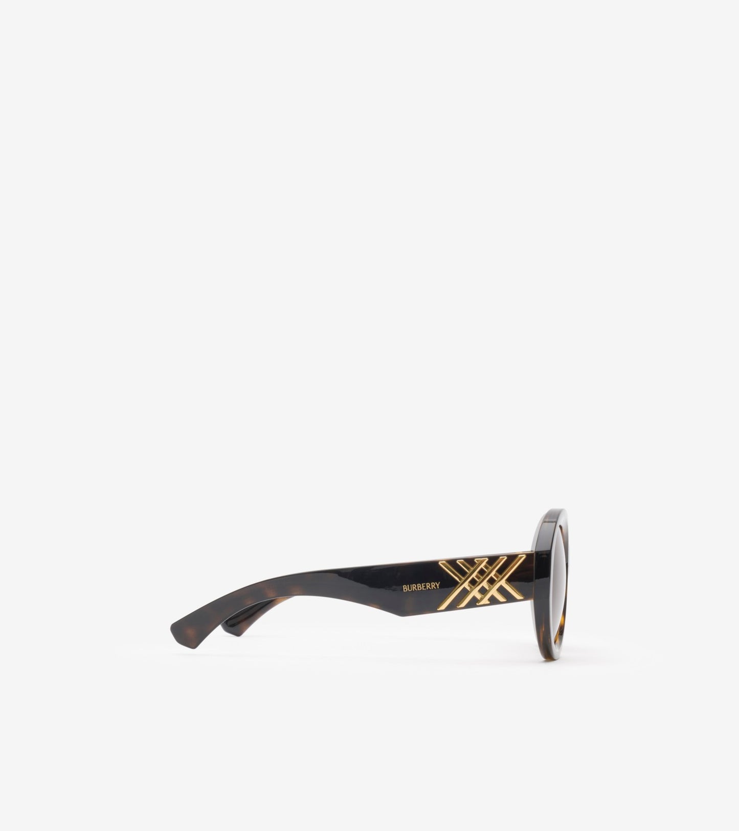 Heritage Round Sunglasses in Dark havana