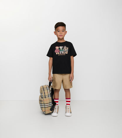 Thomas Bear and Friends Cotton T-shirt in Black