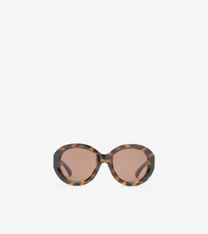 Heritage Round Sunglasses in Aubergine