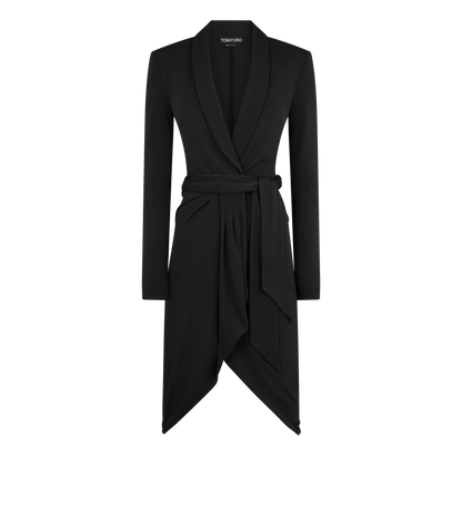 Long Sleeve Wrap Dress