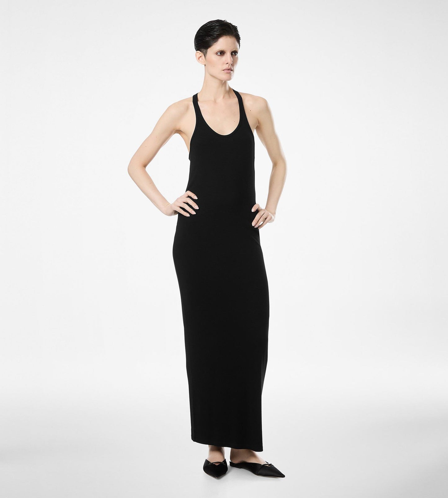 Tank Top Dress With Tonal Tf Embroidered Logo