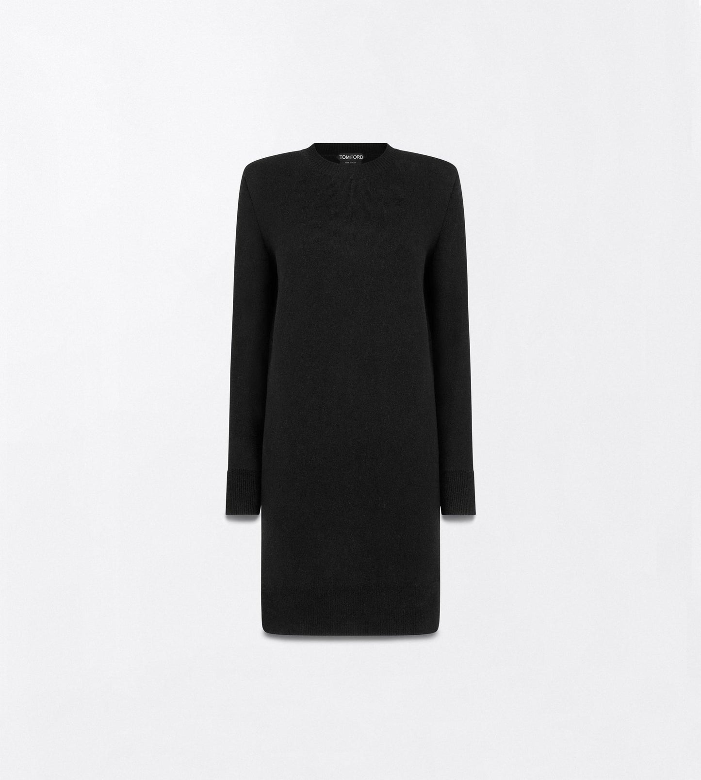 Cashmere Crewneck Mini Sweater Dress