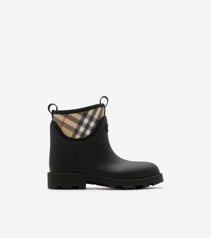Rubber Marsh Stamp Low Boots in Brown/mahogany brown
