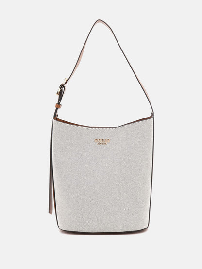 Nicolette Canvas Large Bucket Bag