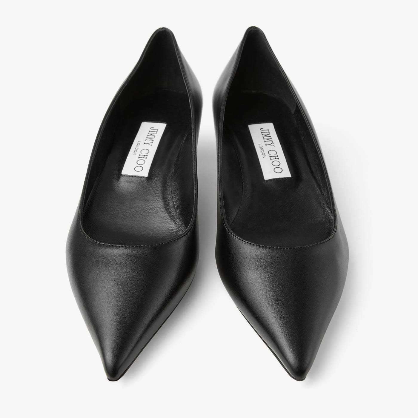 Amelia 35 Black Calf Leather Pumps