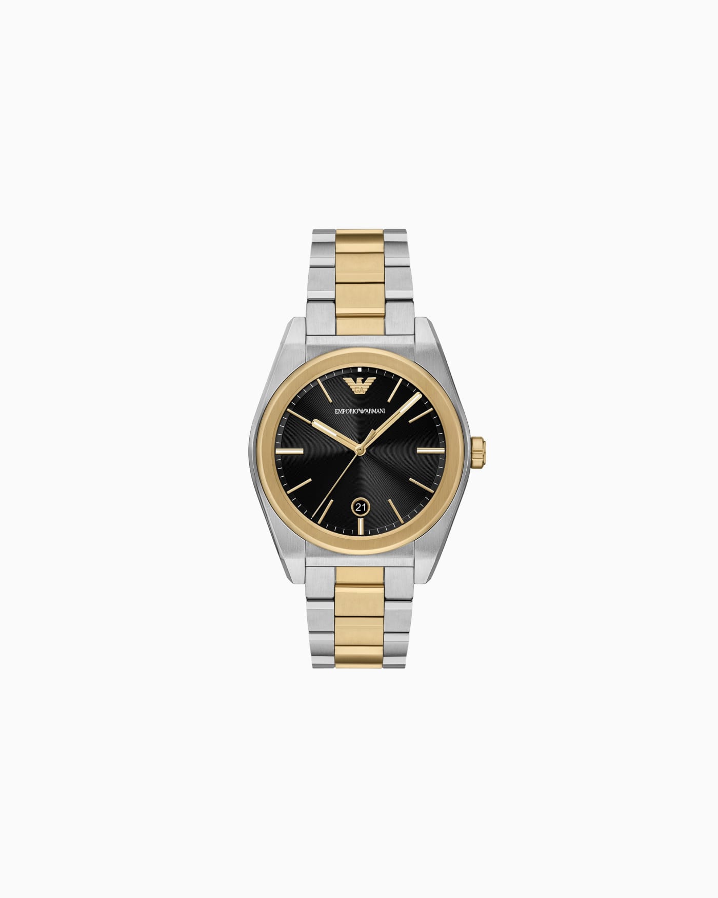 Three-Hand Two-Tone Stainless Steel Watch
