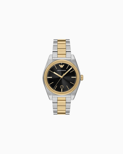 Three-Hand Two-Tone Stainless Steel Watch