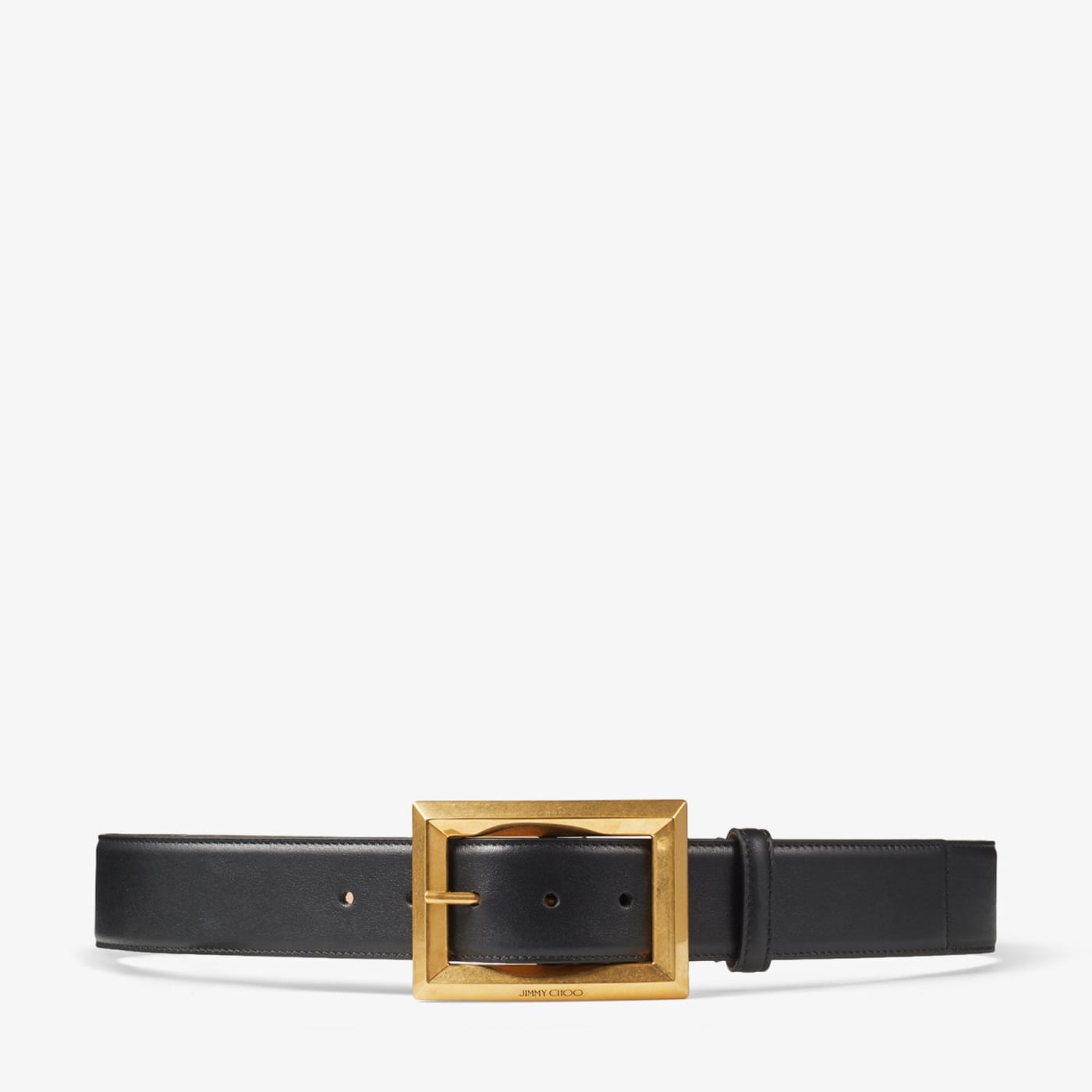 Arlie Black Calf Leather Belt