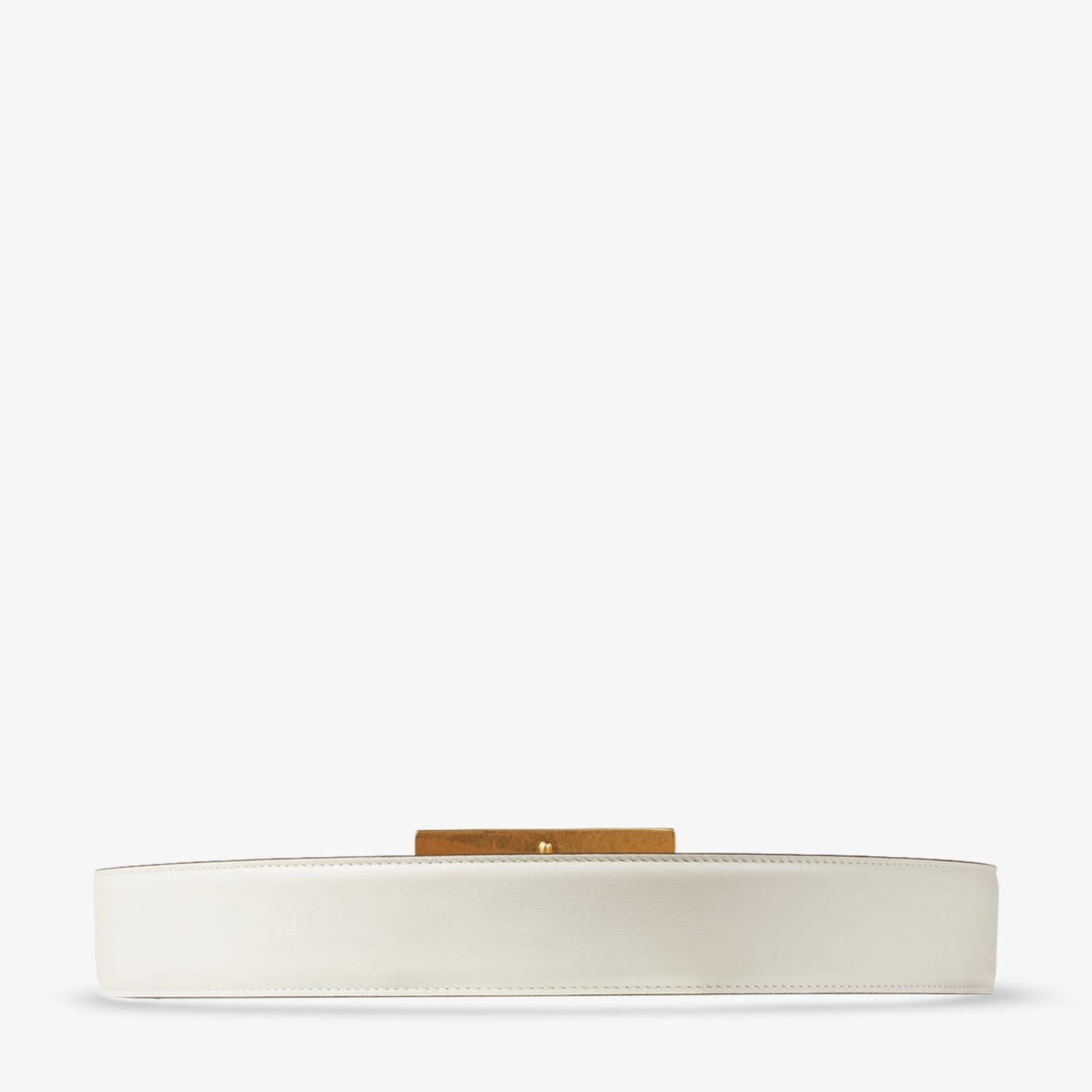 Arlie Latte Calf Leather Belt