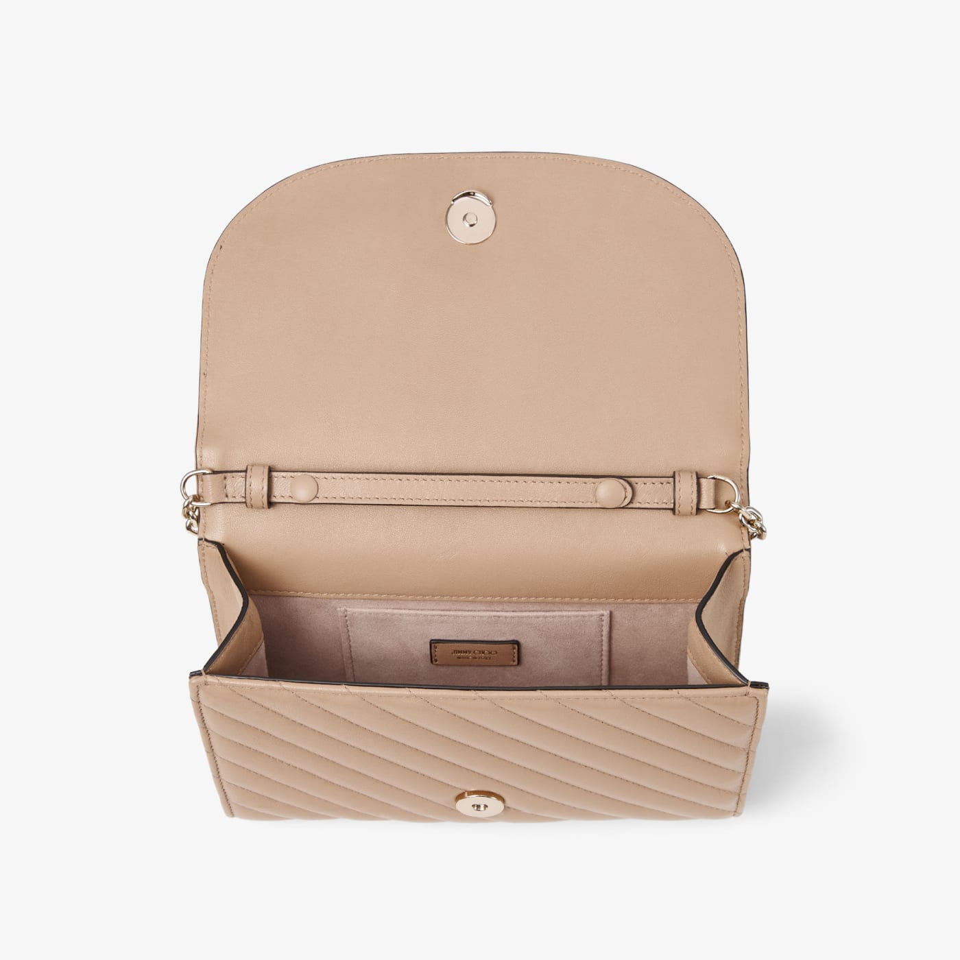 Curve Clutch Chai Quilted Biker Leather Clutch Bag