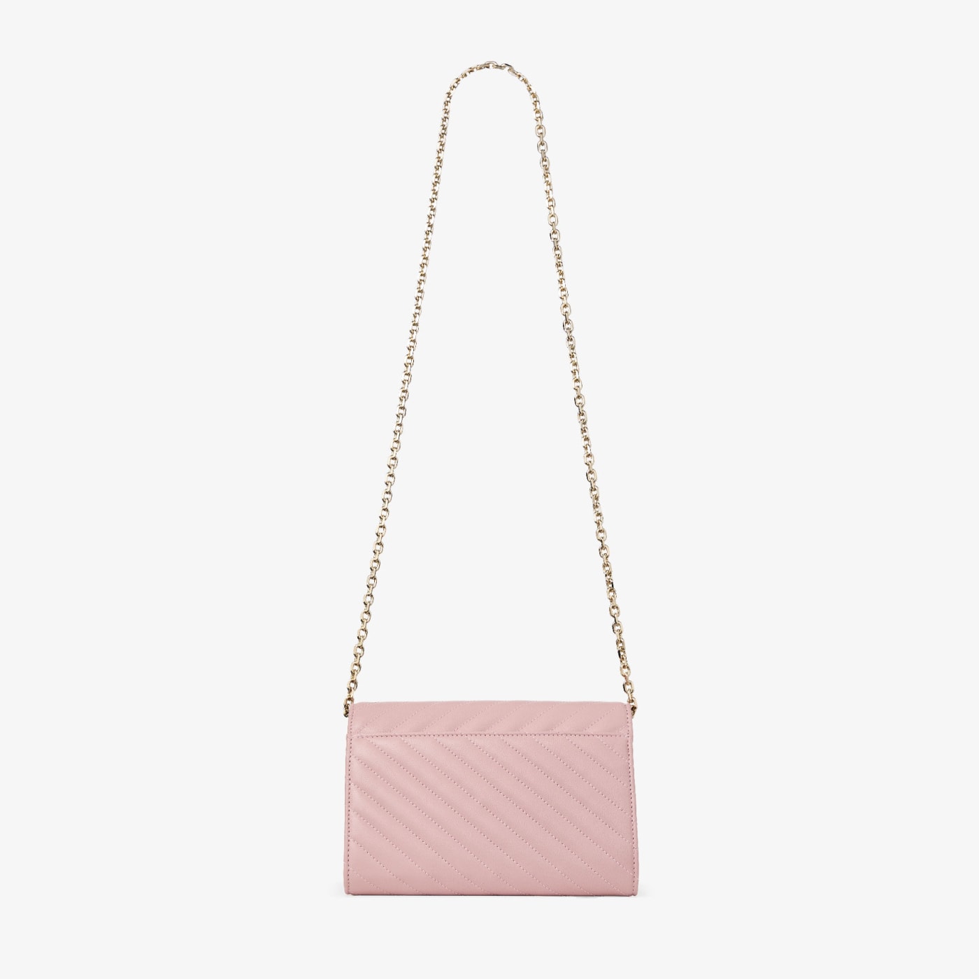 Curve Clutch Rose Quilted Biker Leather Clutch Bag