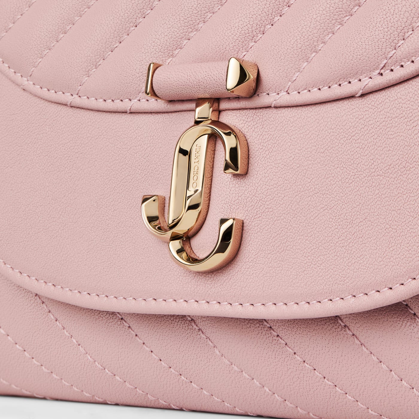 Curve Clutch Rose Quilted Biker Leather Clutch Bag
