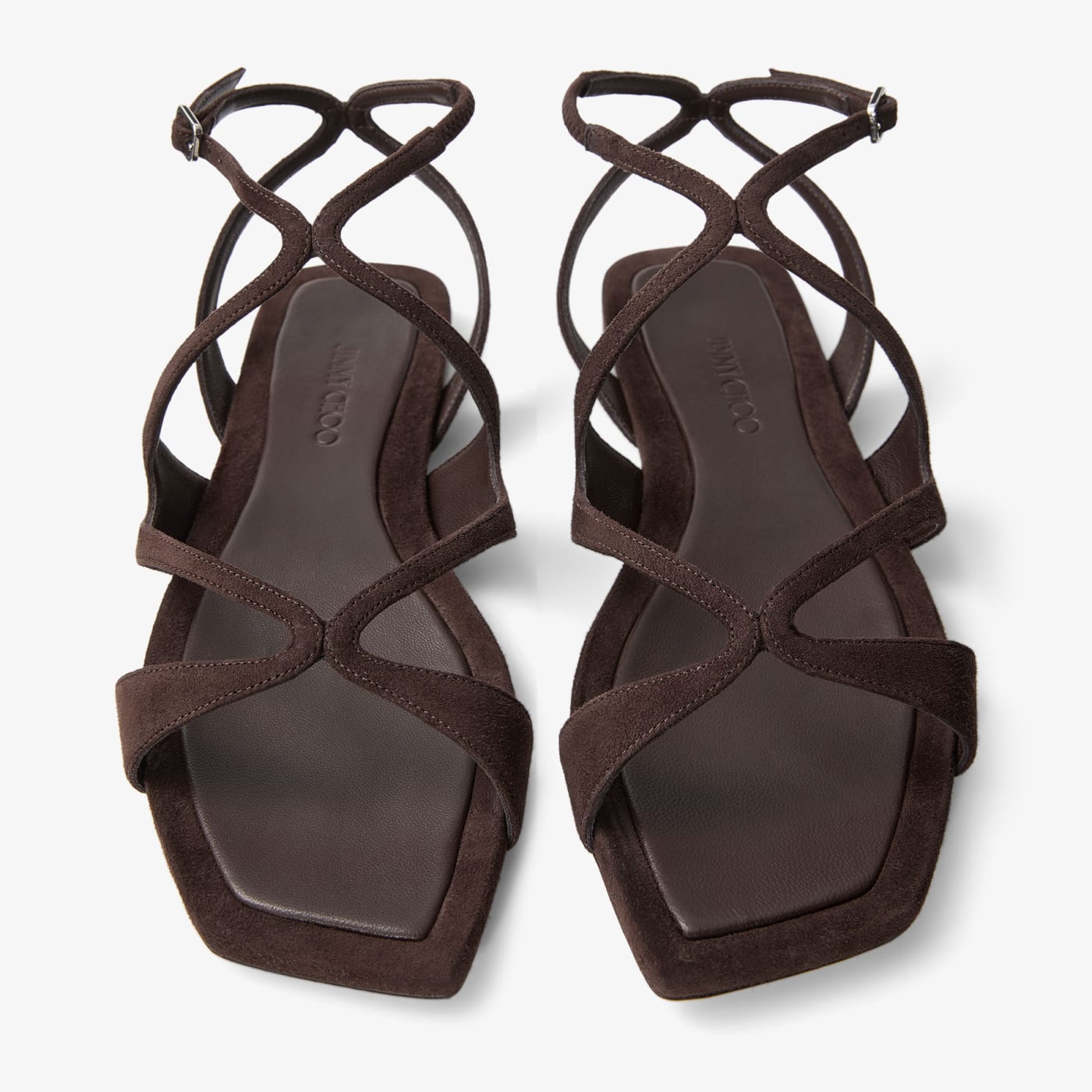 Ayla Flat Chocolate Suede Flats
