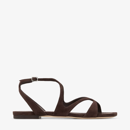 Ayla Flat Chocolate Suede Flats