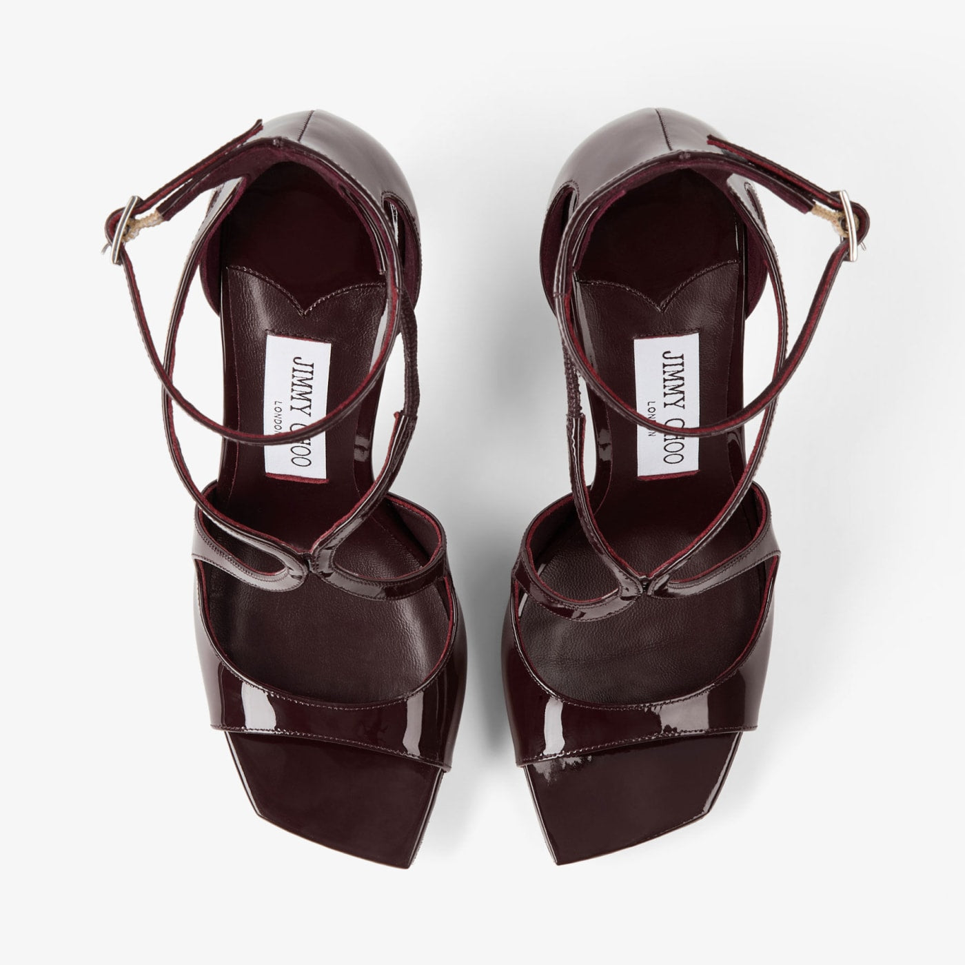 Azia 95 Deep Merlot Patent Leather Sandals