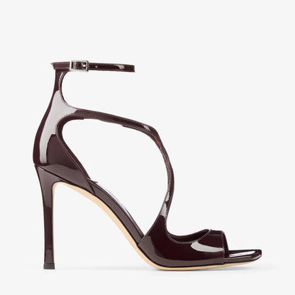 Azia 95 Deep Merlot Patent Leather Sandals