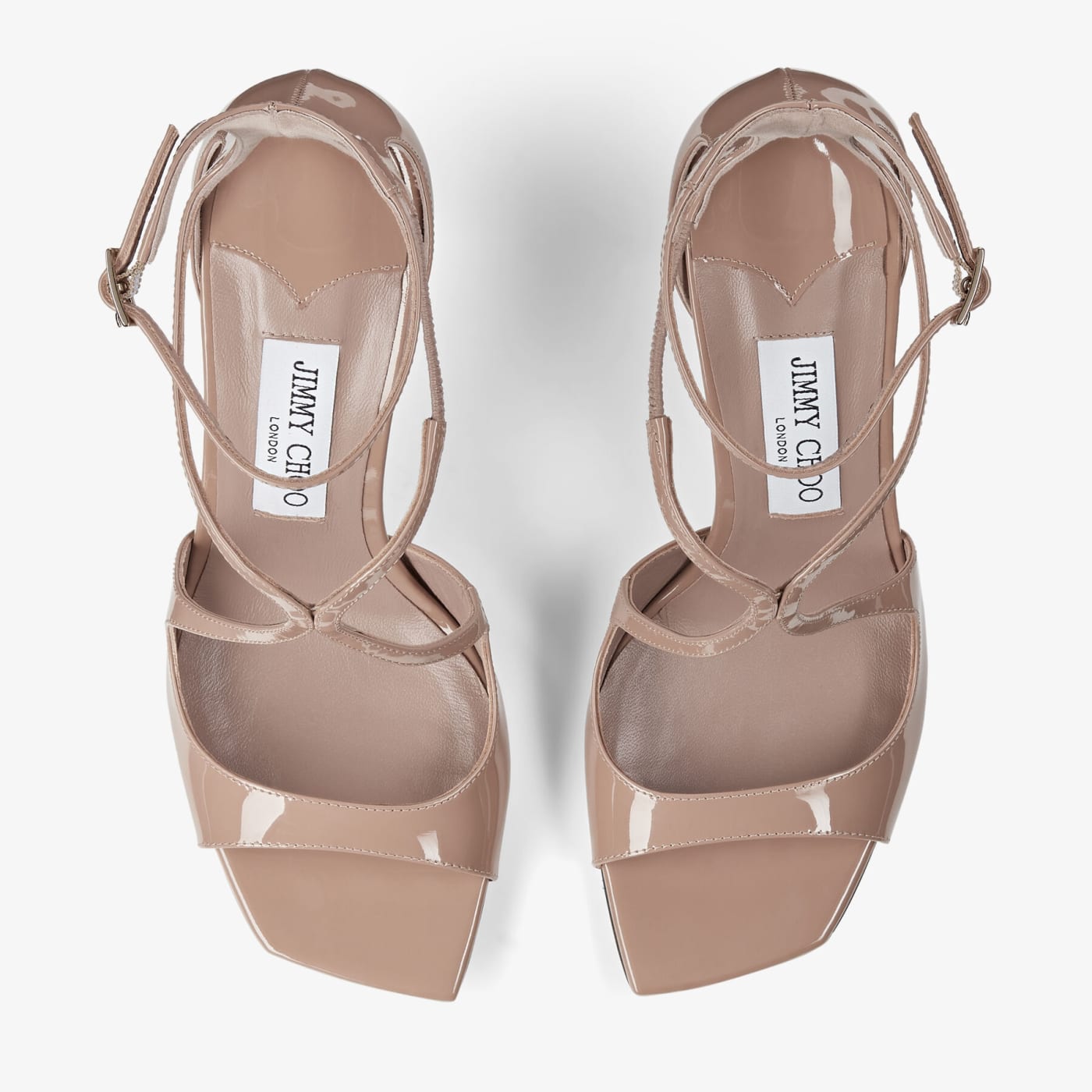 Azia 95 Ballet Pink Patent Leather Sandals