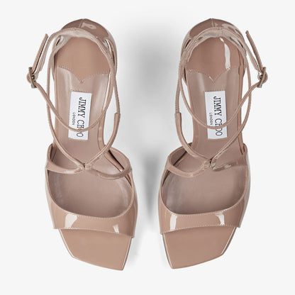 Azia 95 Ballet Pink Patent Leather Sandals