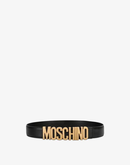 Cintura con logo Lettering