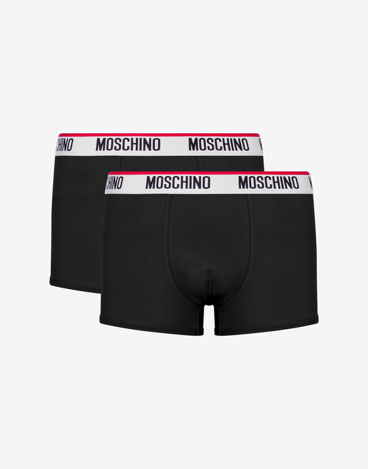 Set di 2 boxer in jersey stretch Logo Band