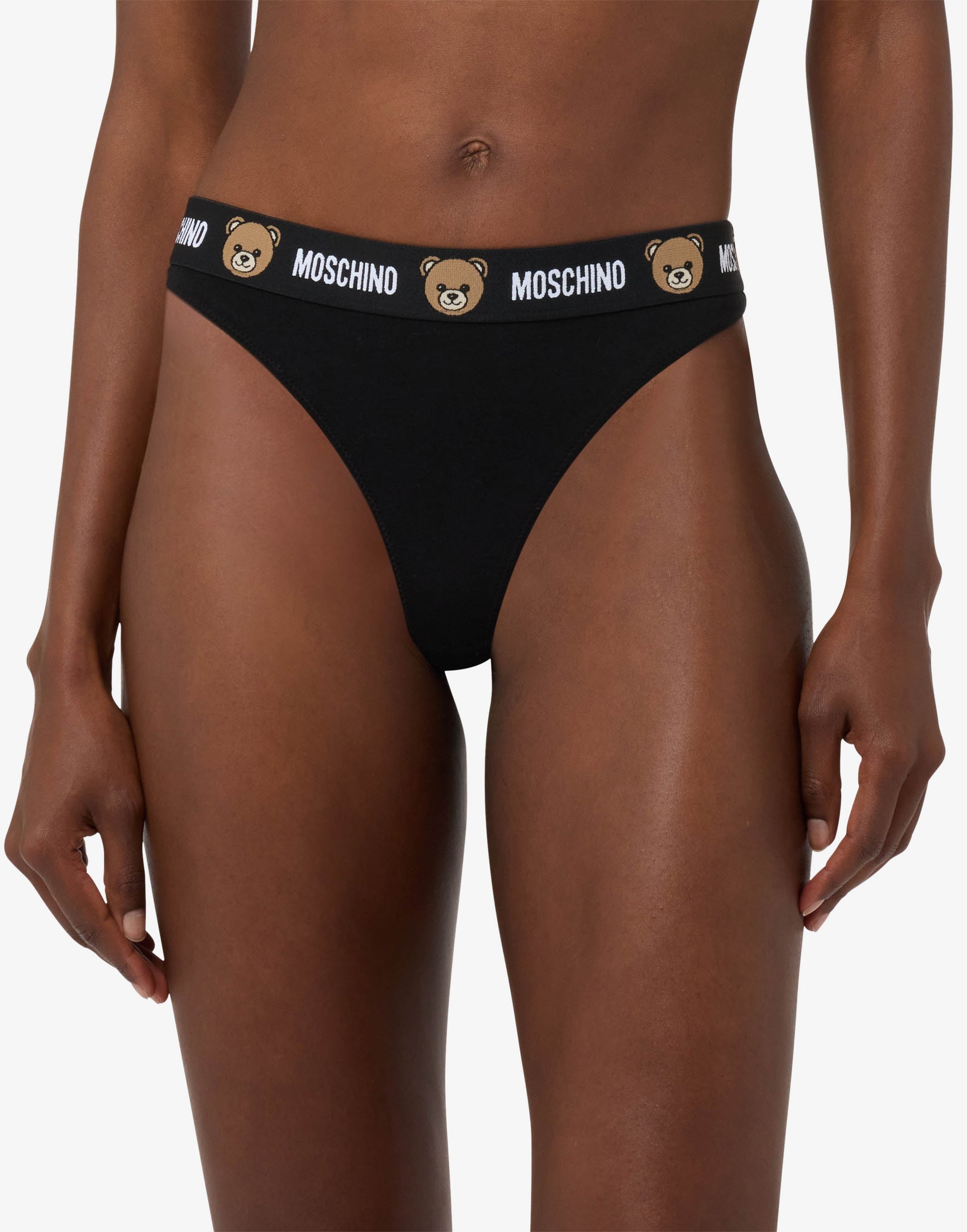 Set di 3 slip in jersey di cotone stretch