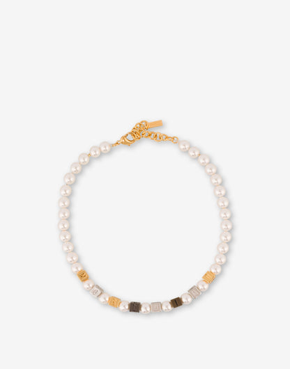 Collana girocollo con perle