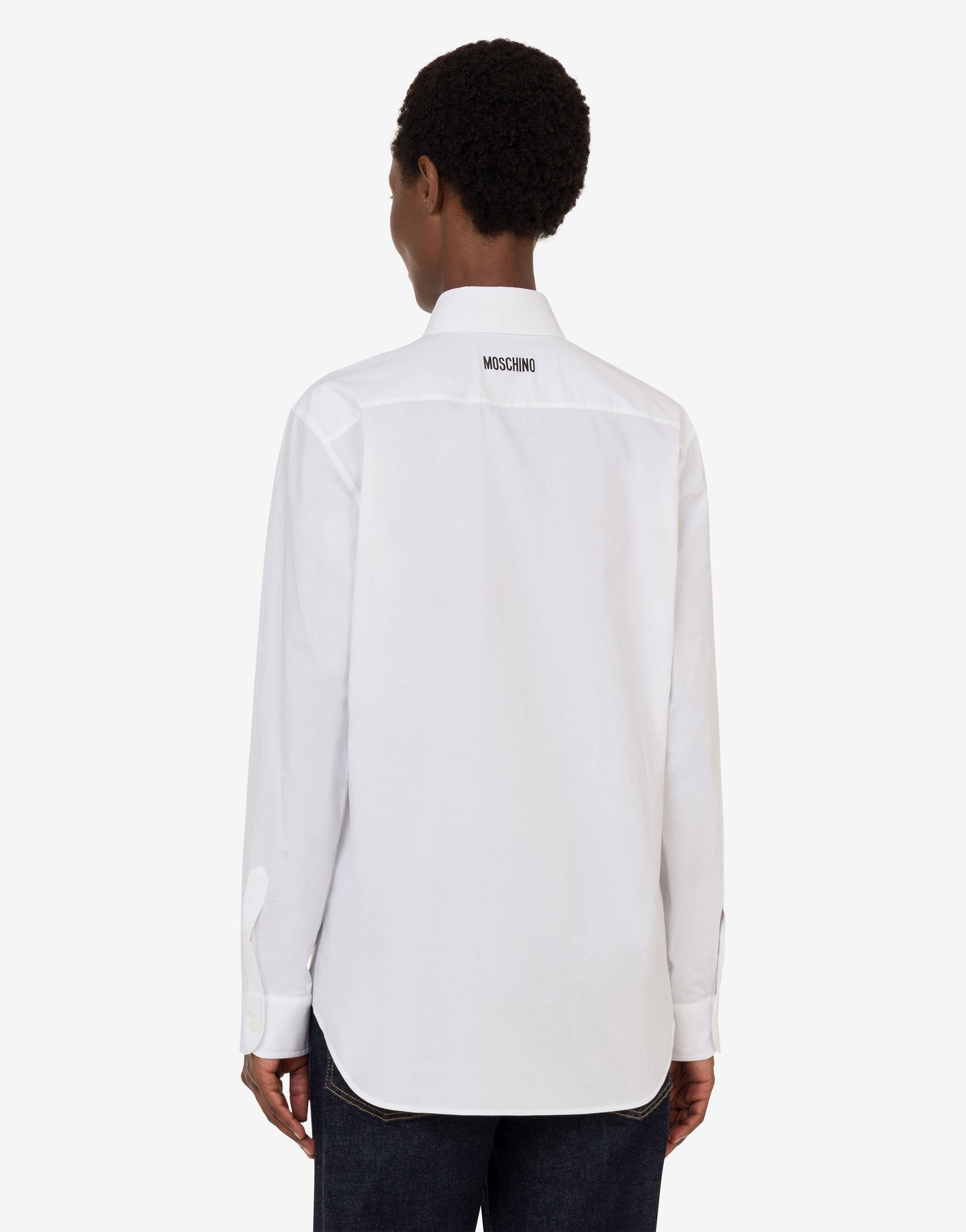 Camicia in popeline di cotone stampata