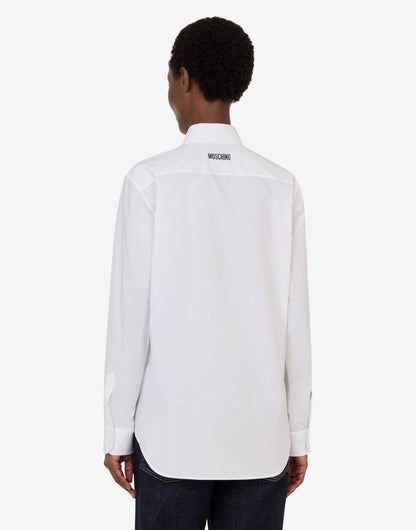 Camicia in popeline di cotone stampata