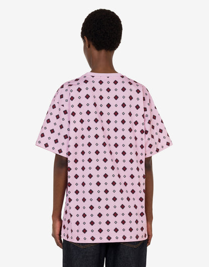 T-shirt in jersey di cotone organico Moschino Teddy Bear