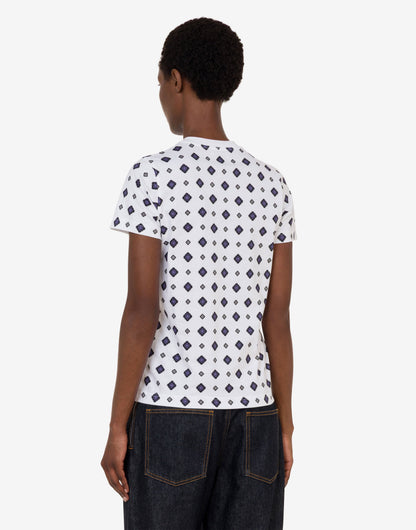 T-shirt in jersey di cotone organico Moschino Teddy Bear
