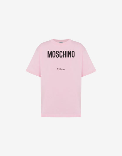 T-shirt in jersey di cotone organico stampata